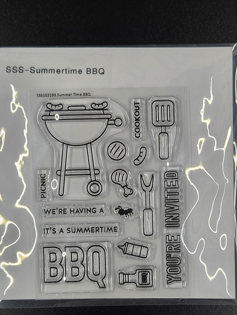 Simon Says Stamp Summertime BBQ Clear Polymer Stamp Set